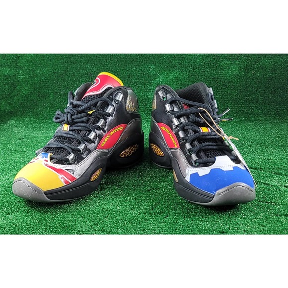 Reebok Power Rangers Question Mid Megazord GY0590 Basketball Sneakers sz 7 - Picture 5 of 10